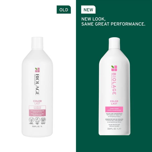 Biolage Color Last Conditioner | Color Safe Conditioner | Helps Maintain Depth & Shine | For Color-Treated Hair | Paraben & Silicone-Free | Vegan?| Cruelty Free | 33.8 Fl. Oz