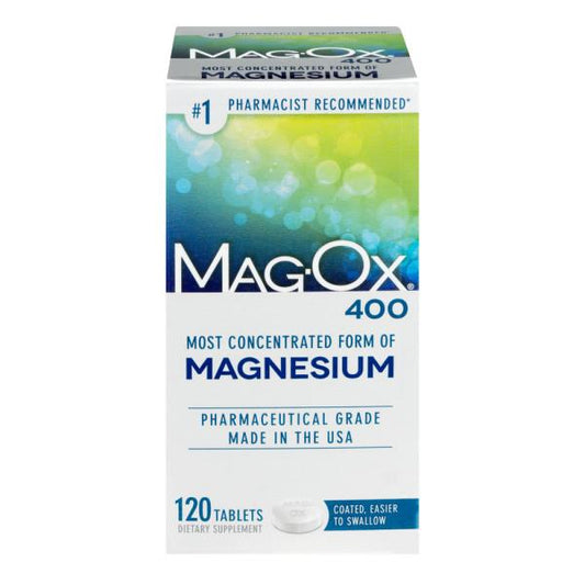 Magox 400 Dietary Supplement, 120ct 09/2026