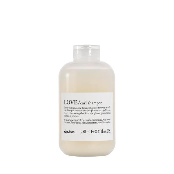 Davines LOVE Curl Shampoo | Wavy & Curly Hair Shampoo | Smooth and Moisturize Curls with Almond Extract | 8.45 fl oz