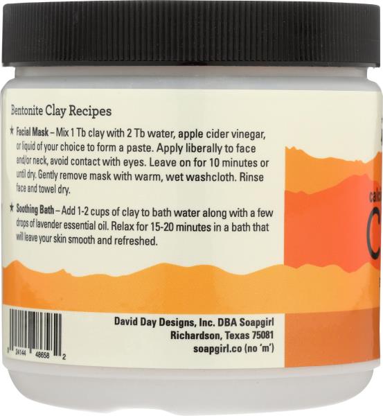 SOAPGIRL Calcium Bentonite Clay, 16 OZ