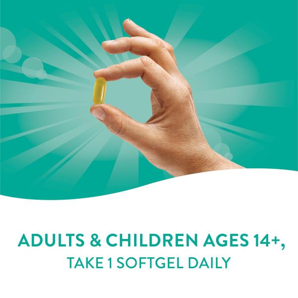 Nature's Way NutraVege Plant Based Omega-3, Heart Health and Eye and Brain Function*, 30 Vegan Softgels