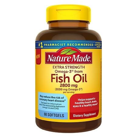 Nature Made Extra Strength Omega-3 from Fish Oil 2800 Mg Softgels