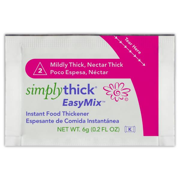 SimplyThick EasyMix  200 Count of 6g Individual Packets Gel Thickener 01/2026