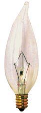 (47 Bulbs) Satco Decorative Incandescent Lamp,E12 Bulb Shape,370 Lm