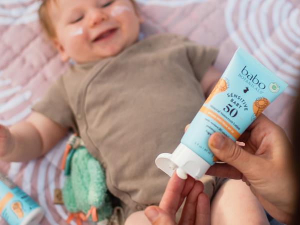 (2) Babo Botanicals Sensitive Baby Mineral Sunscreen Lotion SPF50 - Natural Zinc Oxide - Face & Body - Fragrance-Free - Water-Resistant - EWG Verified - Vegan - Extra Sensitive Skin - For Babies & Kids