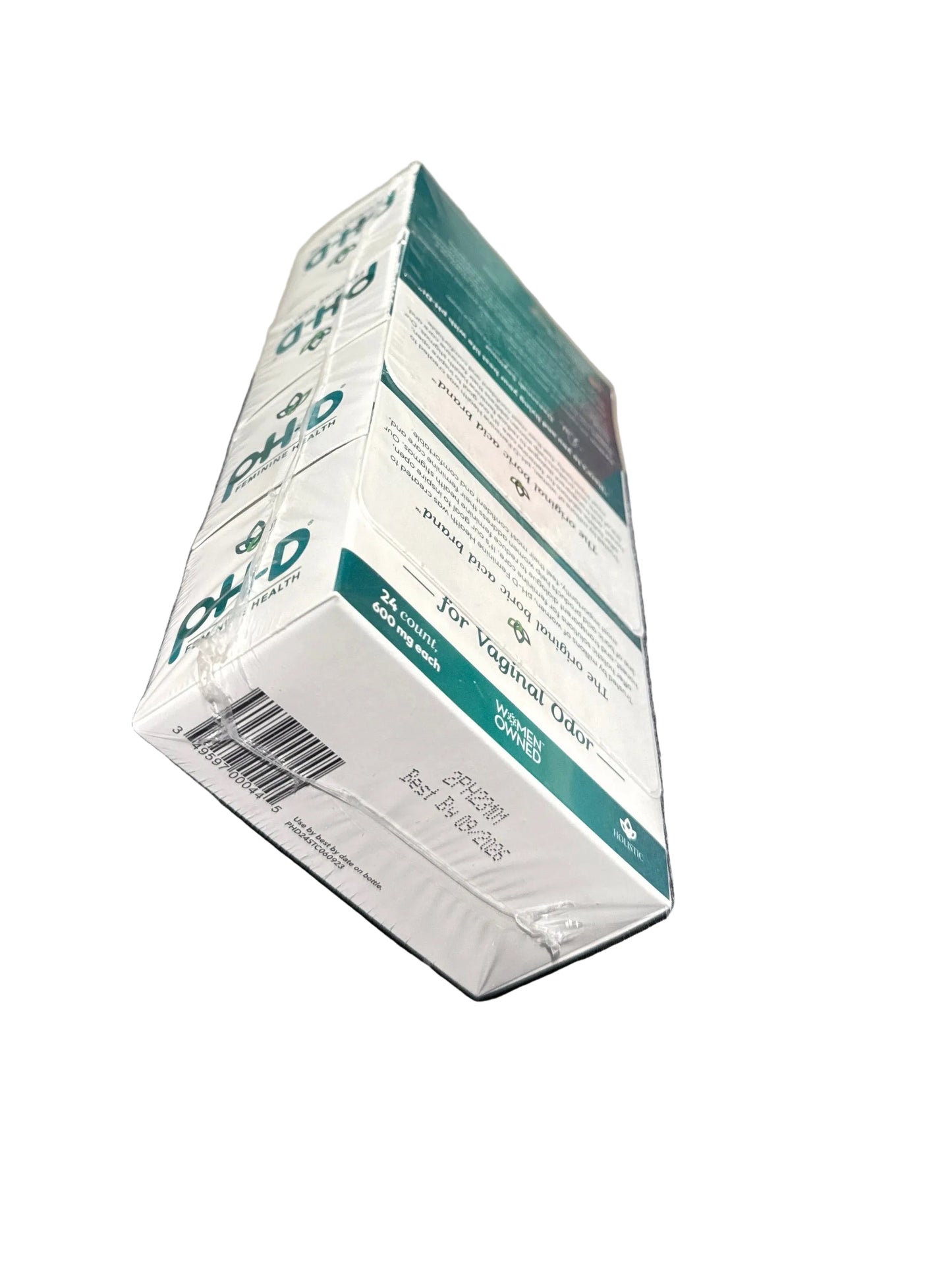 4x PH-D BORIC ACID VAGINAL SUPPOSITORIES 600mg 24ct EACH EXP 9/26 SEALED
