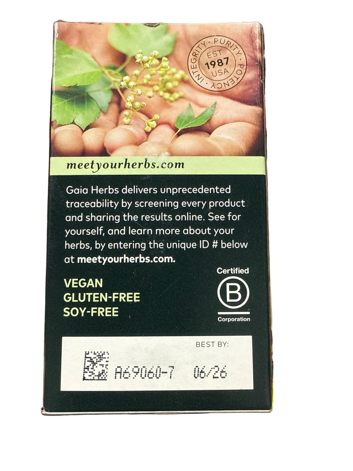 Gaia Herbs Agile Mind - Brain Support Herbal Supplements - 60 Capsules