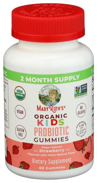 Mary Ruth's Organic Kids Probiotic Gummies 