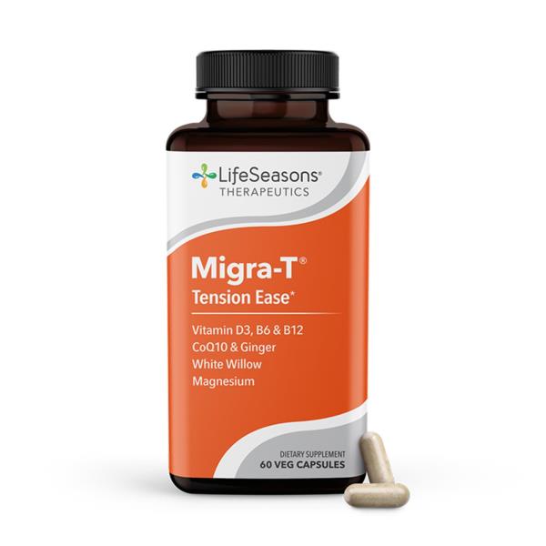 (2) LifeSeasons - Migra-T - Migraine Prevention & Relief Supplement 