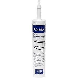 Aqueon Aquarium Silicone Sealant, Clear, 10.3-oz Tube