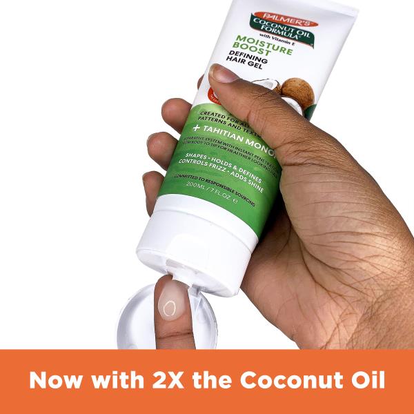 Palmer's Coconut Oil Formula Moisture Boost Defining Hair Gel, 7 Ounce