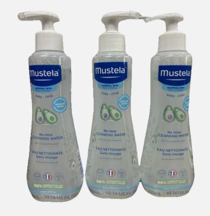 (3) Mustela, Baby, No Rinse Cleansing Water, 10.14 Fl Oz (300 Ml)