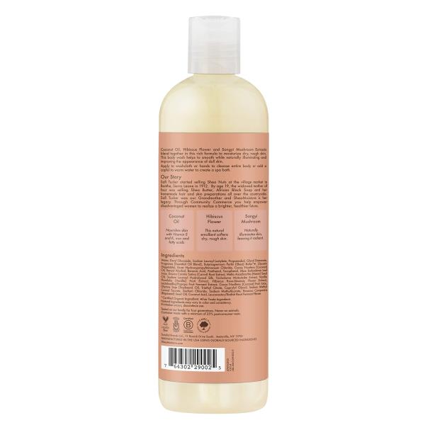 (3) SheaMoisture Coconut & Hibiscus Body Wash, 13 Ounce
