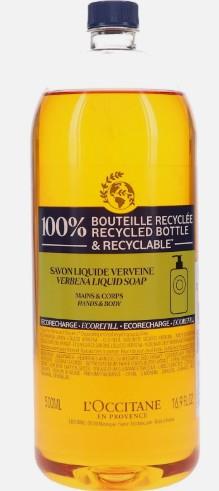 L'Occitane - Shea Verbena Hand & Body Liquid Soap Refill 16.9 Fl Oz