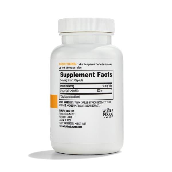 365 by Whole Foods Market, L-Lysine 500mg, 100 Count