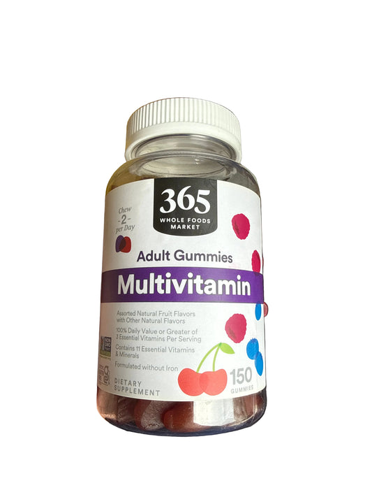 8/26 365 by Whole Foods Market Adult Gummy Multivitamin 150 Count