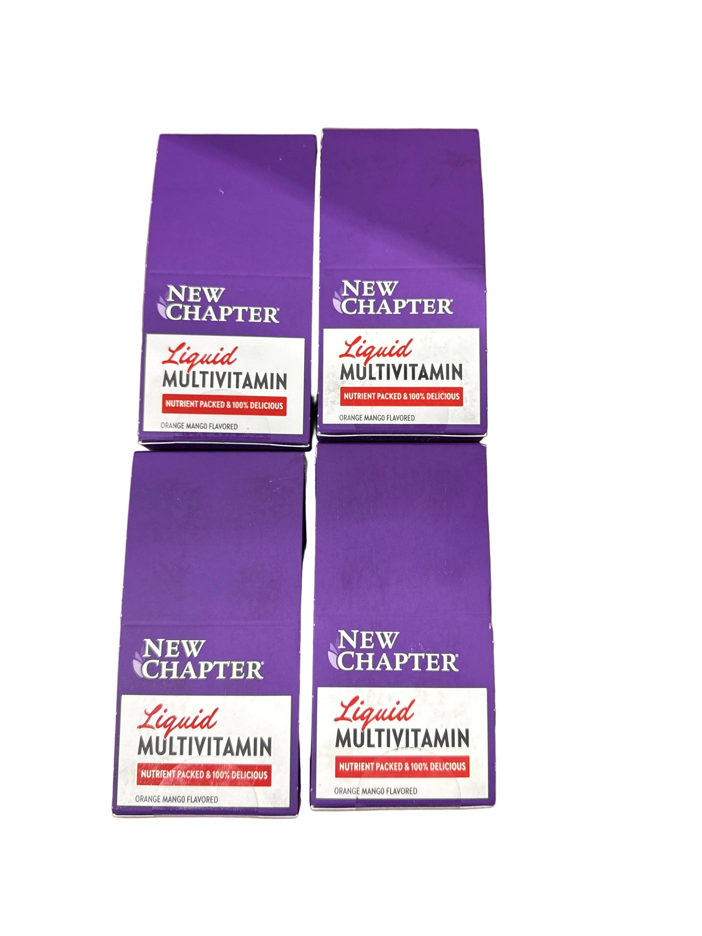9/26 4x New Chapter Liquid Multivitamin, Orange Mango 32 servings