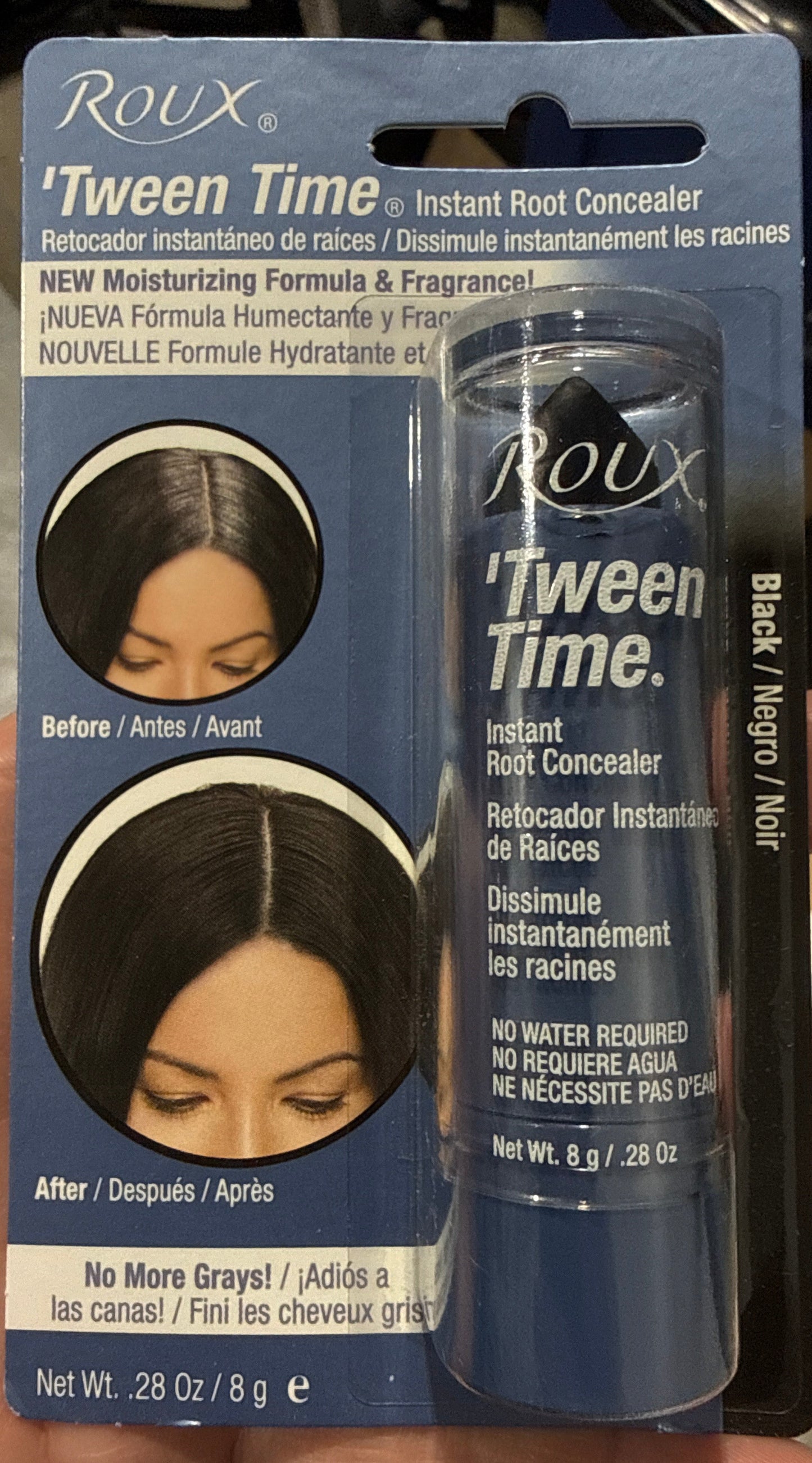5x Roux 'Tween Time Instant Root Concealer, Black