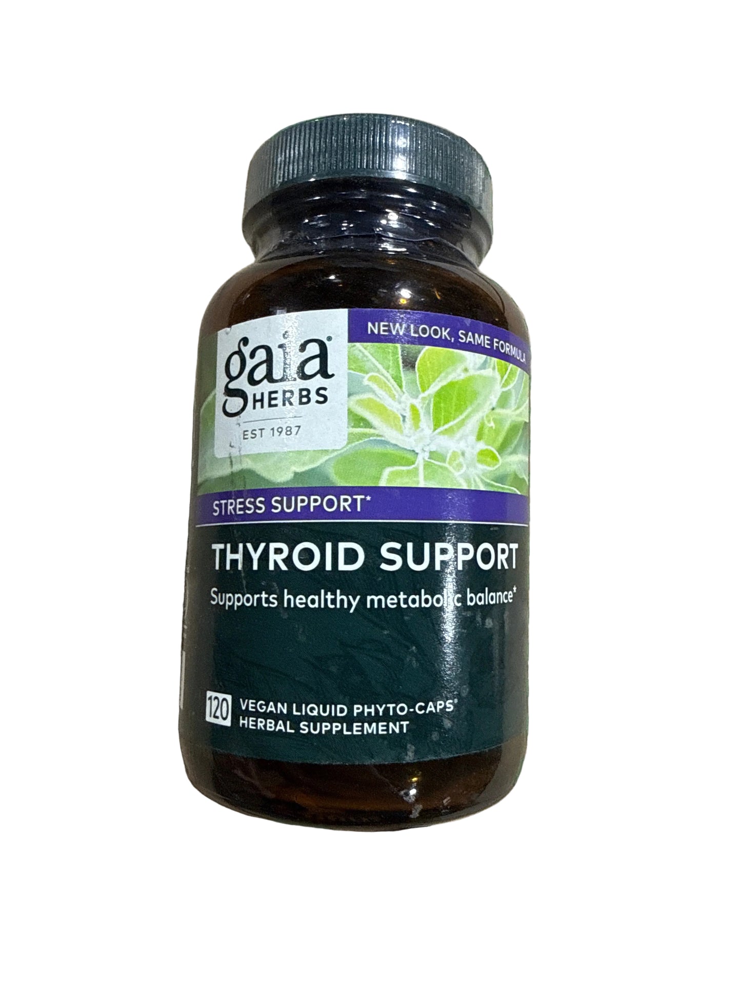 9/26 Gaia Herbs Thyroid Support 120 Caps for Healthy Metabolism and Hormone Balance