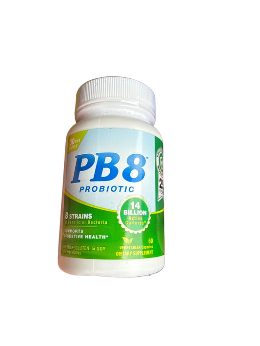 PB 8™ Probiotic, 60 Vegetarian Capsules 8/2026