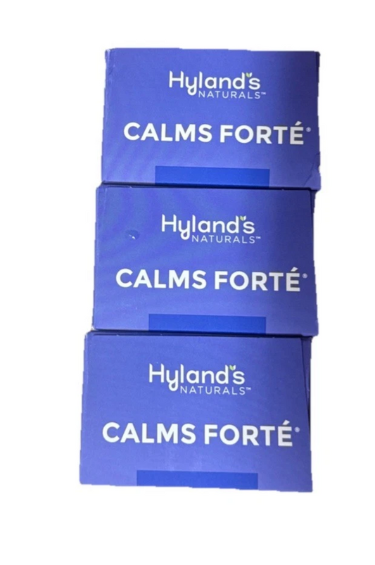 3 PACK Hyland's Calms Forte Sleep & Stress Support 100 Tablets each Exp 11/2026