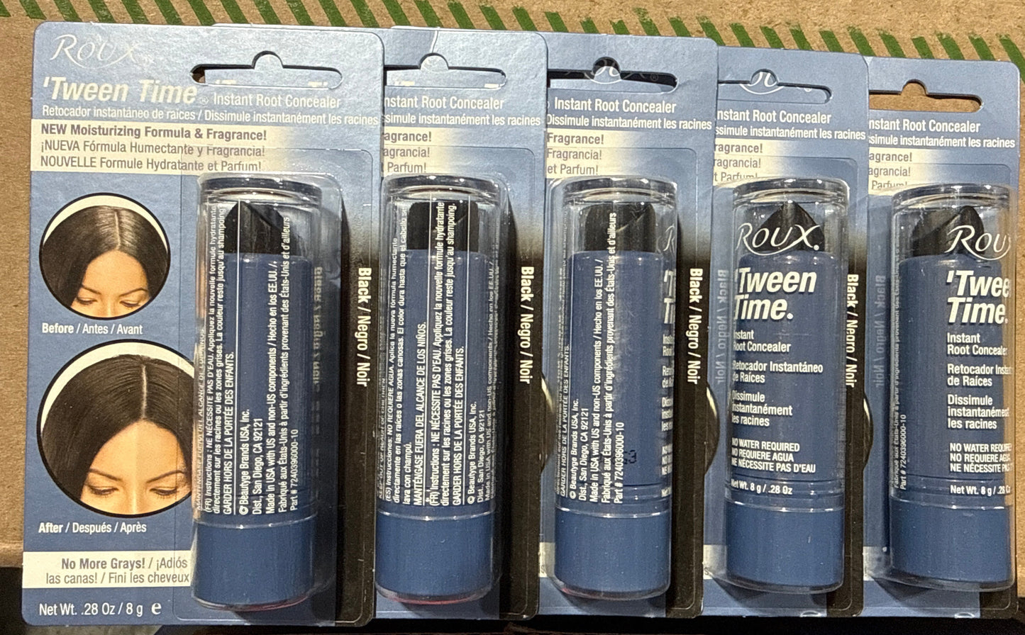 5x Roux 'Tween Time Instant Root Concealer, Black