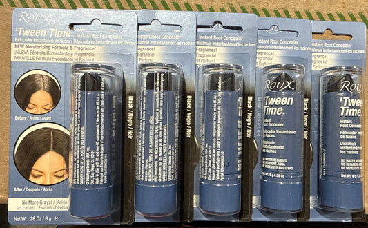 5x Roux 'Tween Time Instant Root Concealer, Black