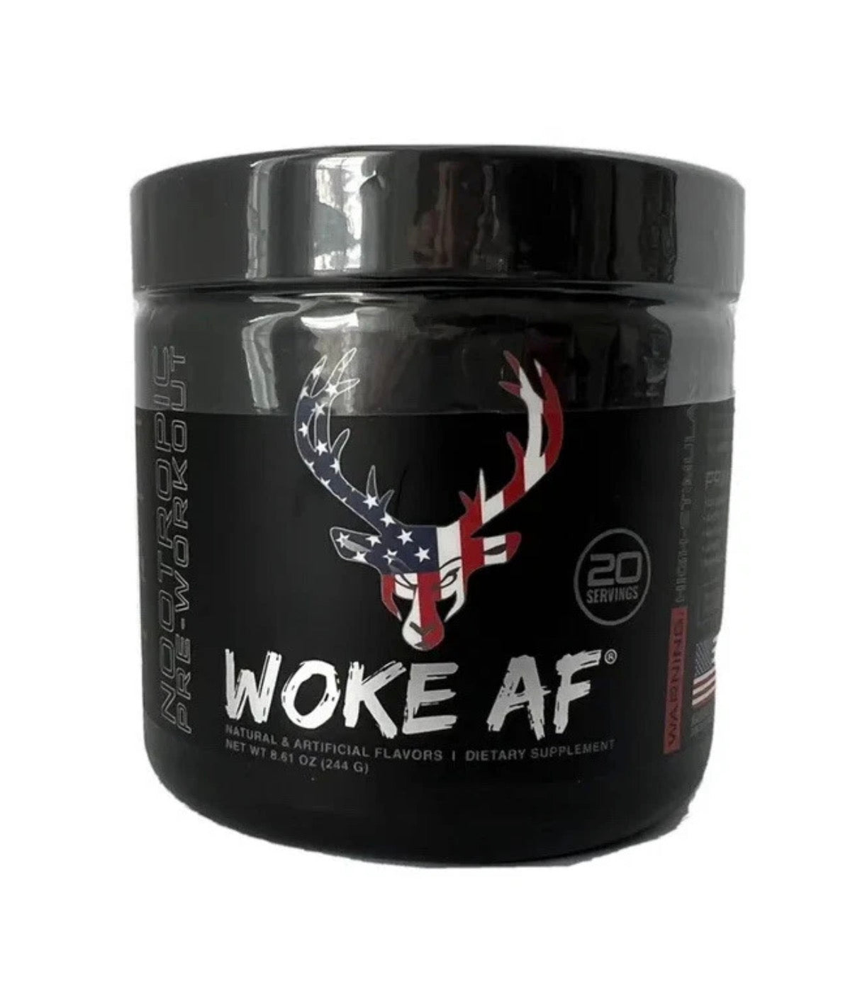 DAS LABS Woke AF Merica Rocket Pop Nootropic Pre Workout 8.61 oz Exp 6/26