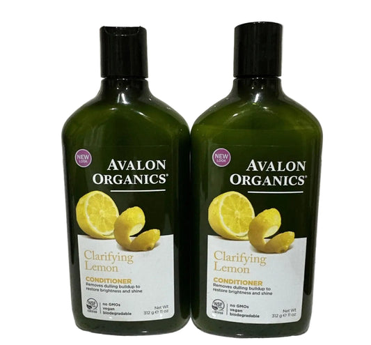 2x Lemon Conditioner for Buildup Removal and Shine Restoration, 11 Ounces