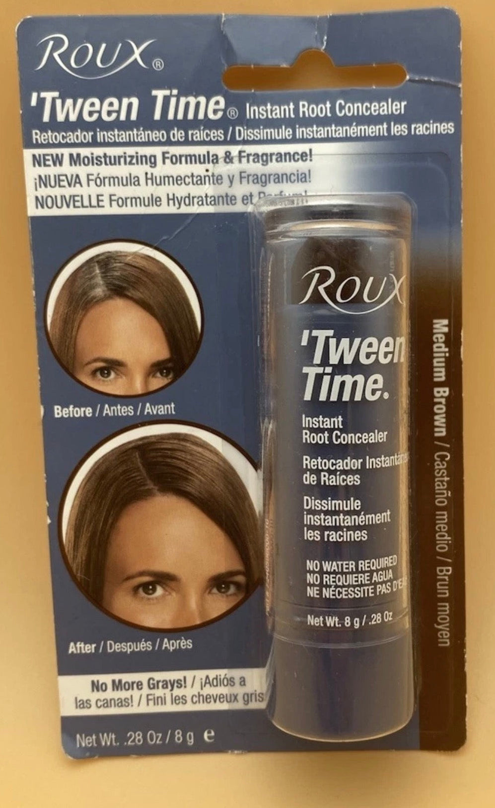 Roux Tween Time Root Haircolor Touch Up Stick Medium Brown