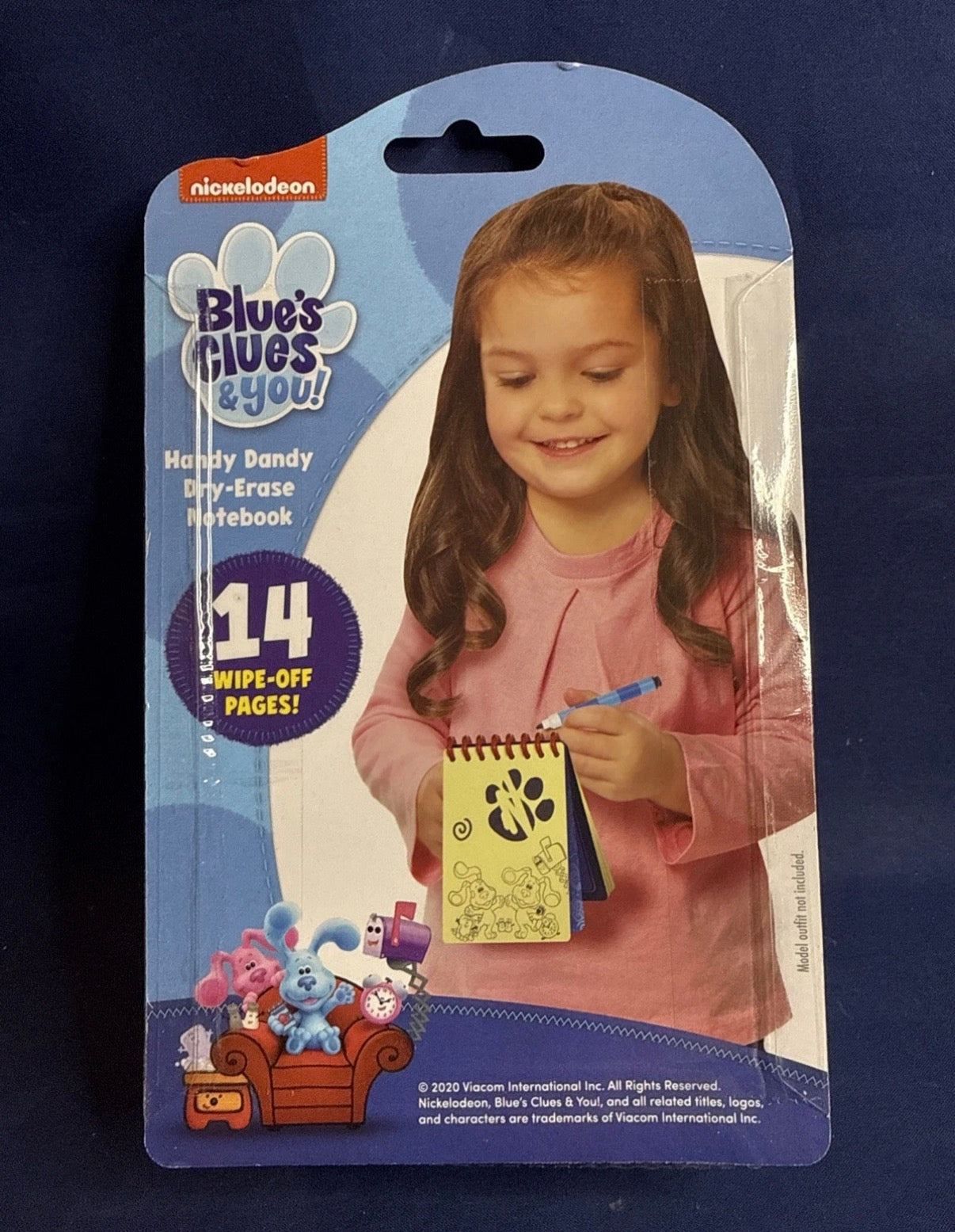 6x Blues Clues Handy Dandy Dry-Erase Notebook ~ 14 Wipe-Off Pages w/ Marker