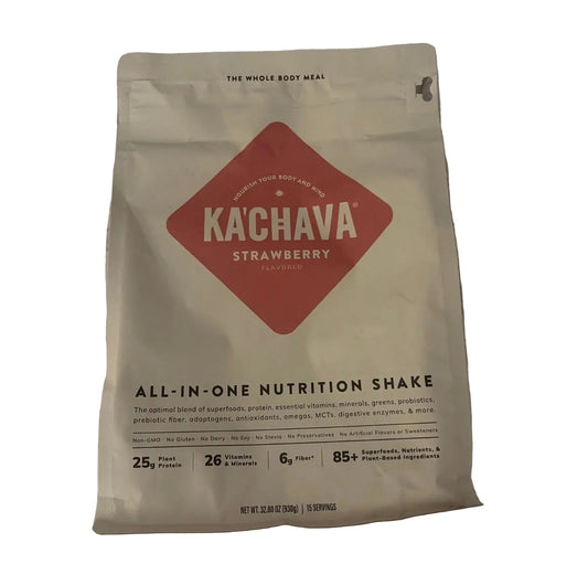 Ka’Chava All-In-One Nutrition Shake Blend, Strawberry, 15 Servings
