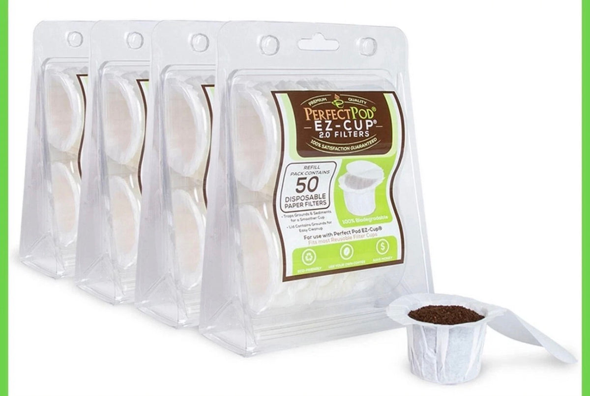 200-Ct EZ-Cup 2.0 Disposable Coffee Filter for Keurig Single Cup K-Cup Pods