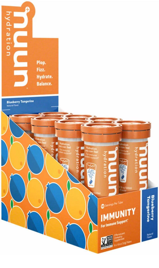 7/26 READ Nuun Immunity Hydration Tablets: Blueberry Tangerine, Box of 8