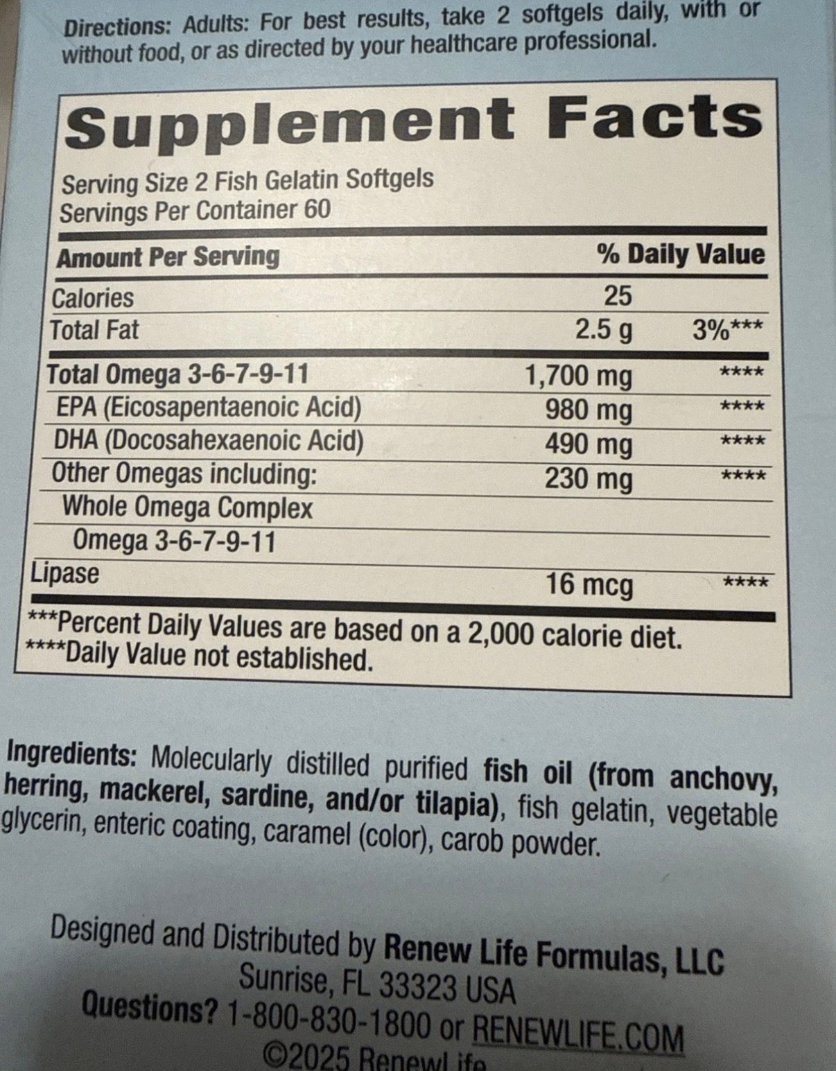 9/27 NORWEGIAN  GOLD   FISH OIL. CRITICAL OMEGA.  120 Soft Gels. Exp 9/27