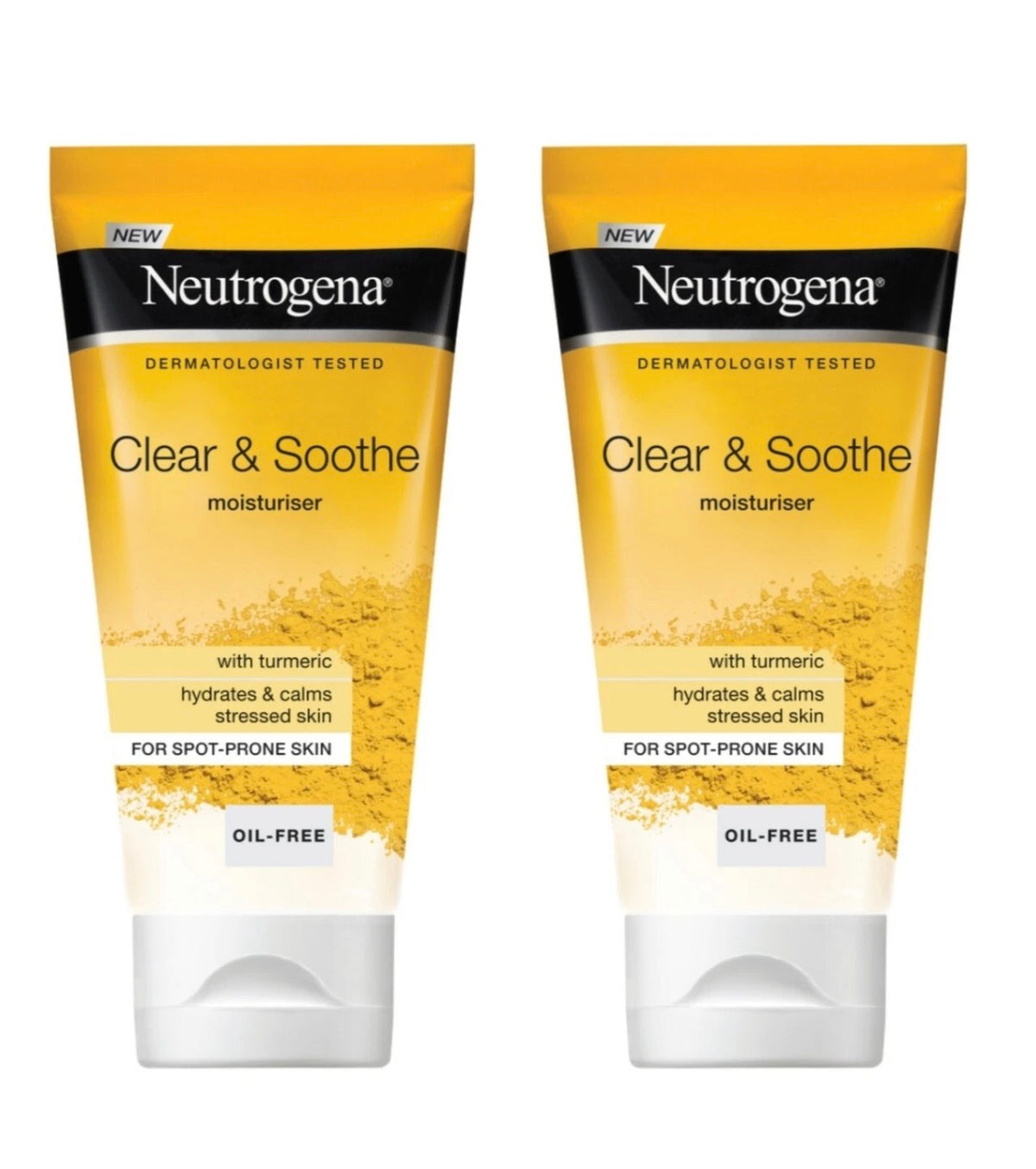 Neutrogena Clear & Soothe Turmeric Face Cream 2x2.5fl.oz