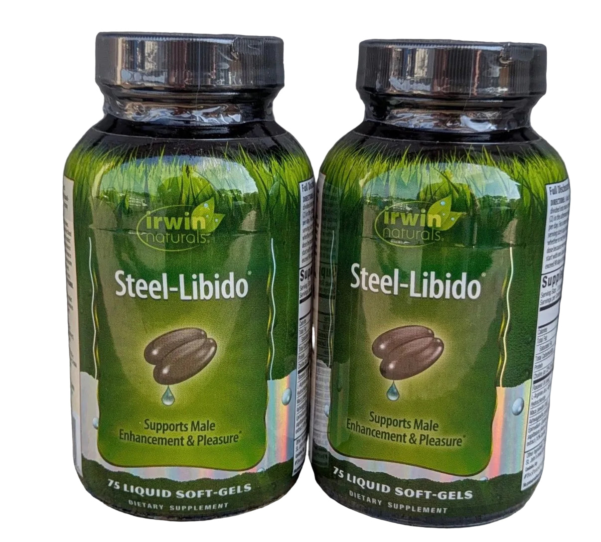 2 Irwin Naturals Steel Libido Supports Male Enhancement & Pleasure Exp. 10/26