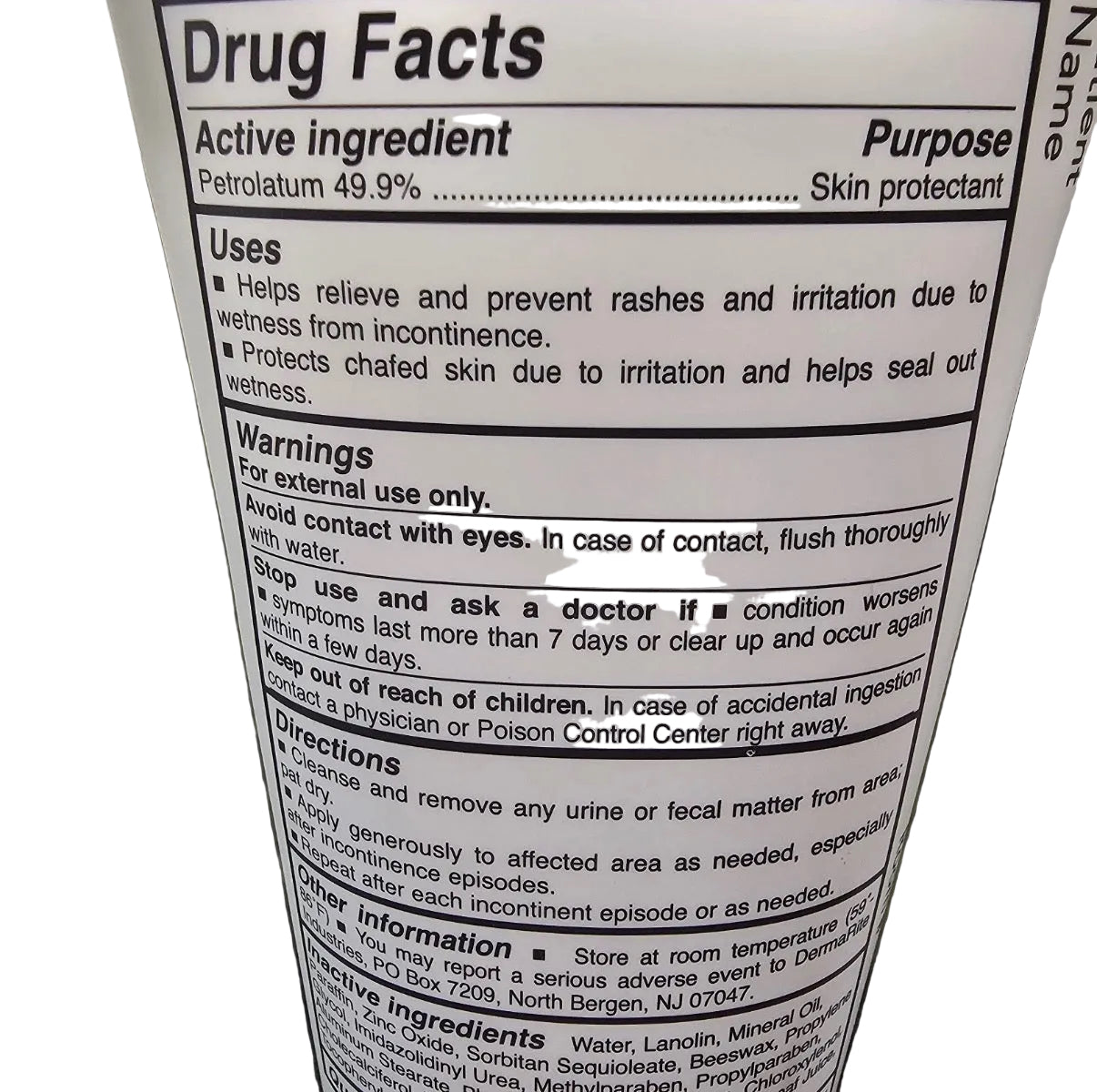 Lot of 2 PeriGuard Skin Protectant Ointment Vitamins A D E 7 oz Ea Sealed 7/27