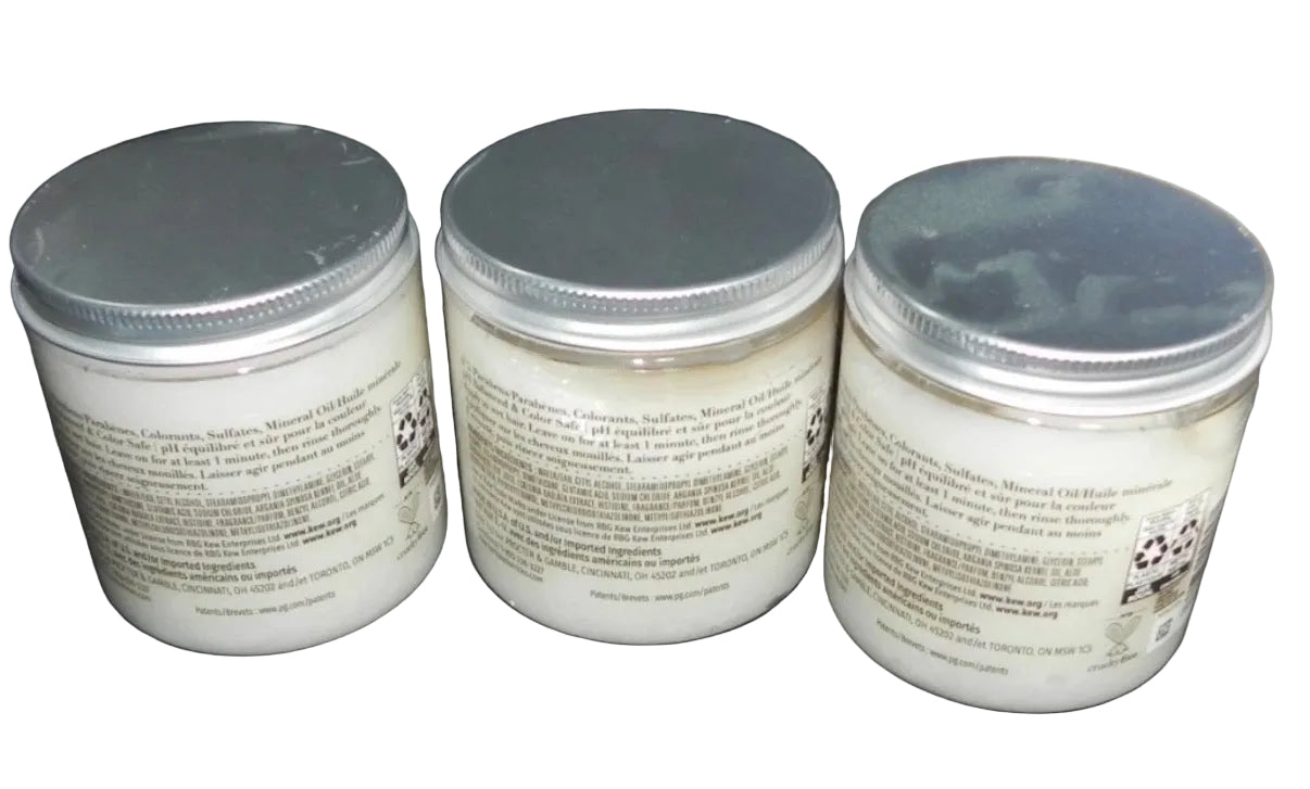 3 Herbal Essences Bio-Renew Argan Oil Aloe Botanical Repairing Hair Mask 8 Oz