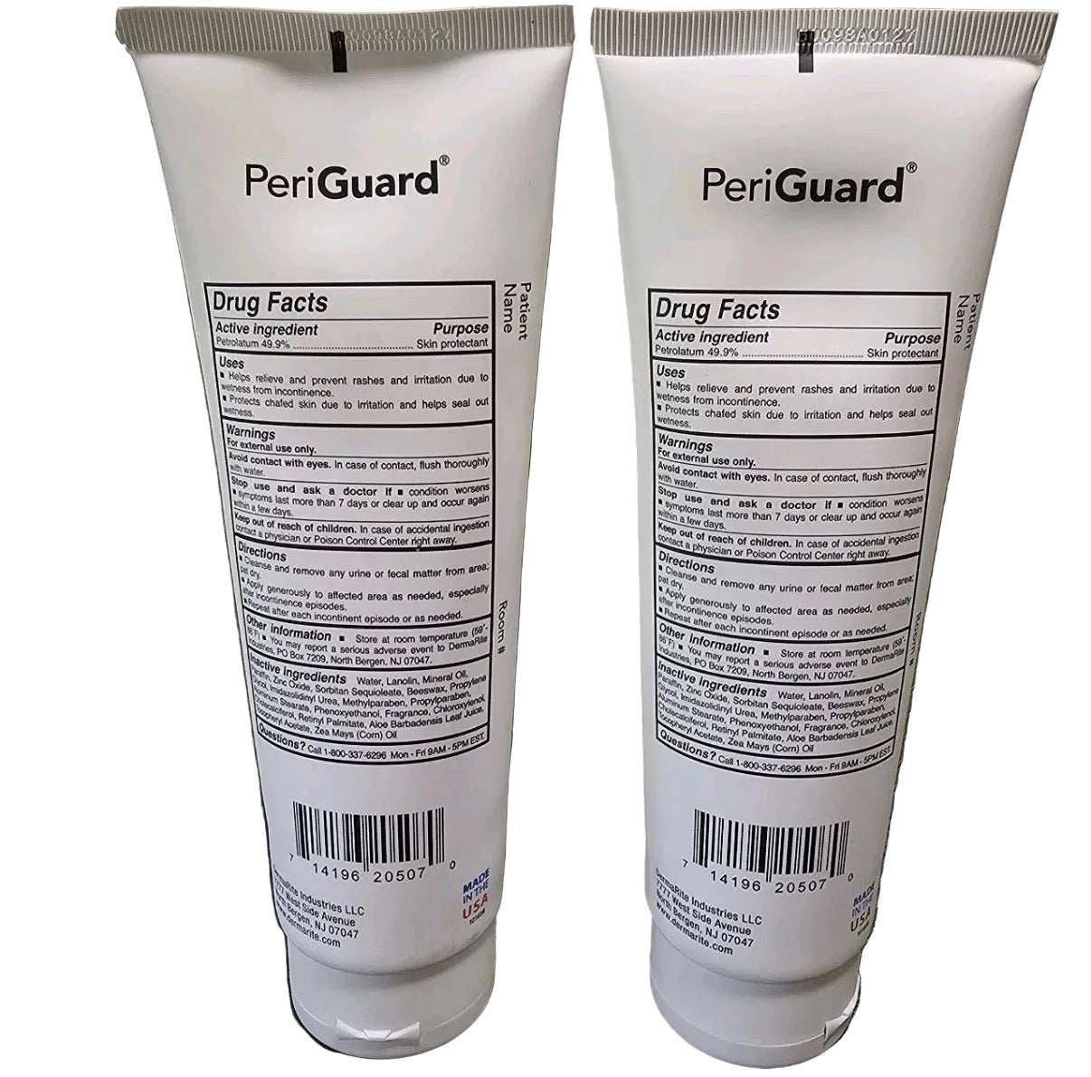 Lot of 2 PeriGuard Skin Protectant Ointment Vitamins A D E 7 oz Ea Sealed 7/27