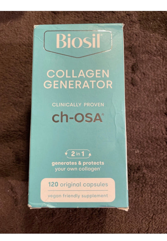 Natural Factors Biosil Advanced Collagen Generator 120 Caps Exp 06/2026