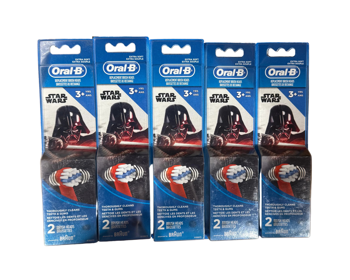 Oral B Kids Extra  Soft  (10) Replacement Brush Heads Star Wars Mandalorian