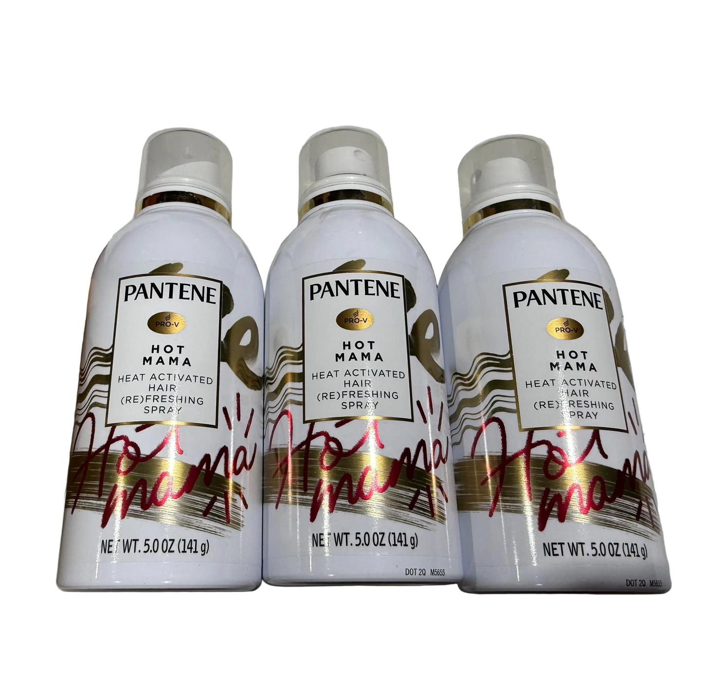 3 ~ PANTENE Hot Mama Heat Activated Hair Refreshing Spray 5 oz ea. NEW