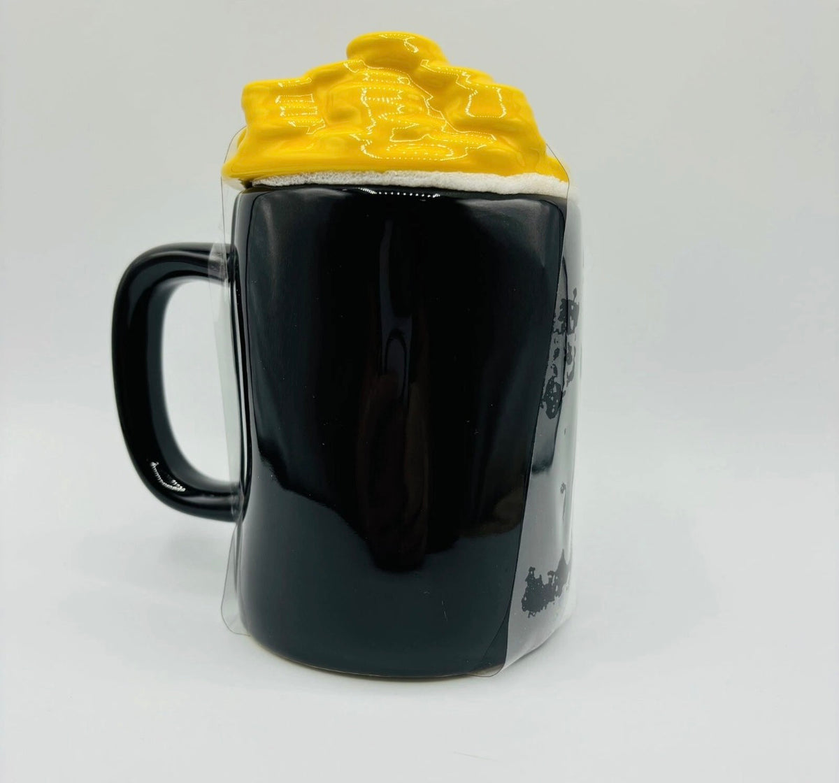 Rae Dunn Pot Of Gold Figural Mug Coffee cup Gold Coin Topper St.Patricks Day New