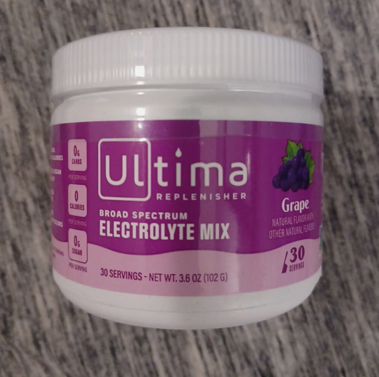 Read 6/26 Ultima Replenisher Daily Electrolyte Powder Drink Mix – Sugar Free – Grape, 30 Servings