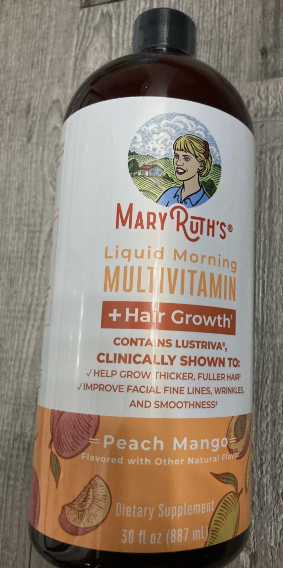 3/27 MaryRuth Organics Liquid Multivitamin + Hair Growth | 30 Fl Oz