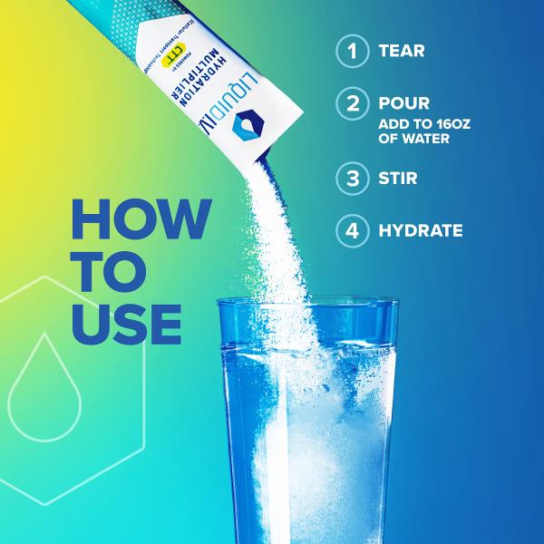 (24 Sticks) Liquid I.V. Hydration Multiplier Drink Mix - Passion Fruit 3 boxes