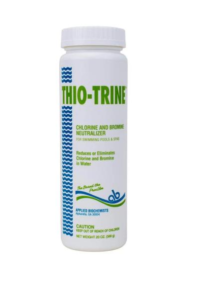 Lonza Applied Biochemists Thio-Trine Chlorine & Bromine Neutralizer for Swimming Pools  20 Oz