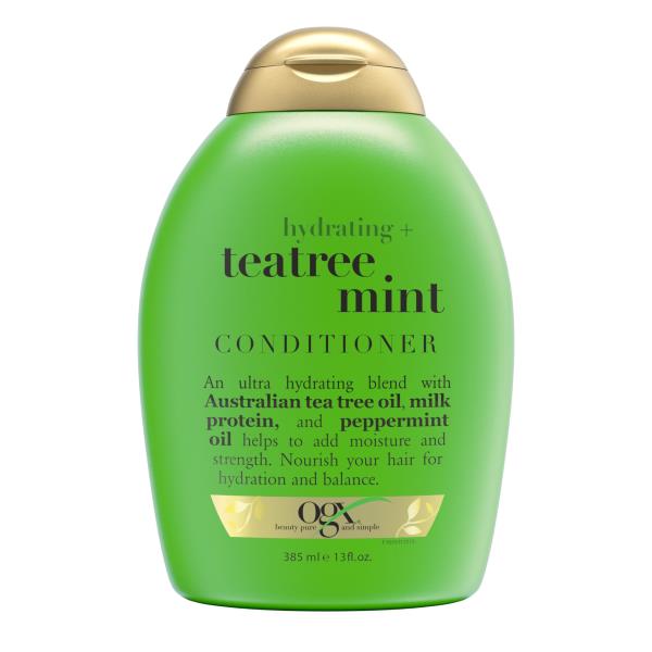 (2) OGX Hydrating Tea Tree Mint Conditioner, Tea Tree & Peppermint Oil 13 fl oz
