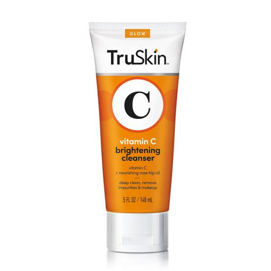 (2) TruSkin Vitamin C Cleanser for Face - Brightening Face Wash with Vitamins C & E, Rosehip Oil, Aloe Vera and MSM - Deep Clean and Refresh for Radiant, Healthy-Looking Skin, 5 fl oz